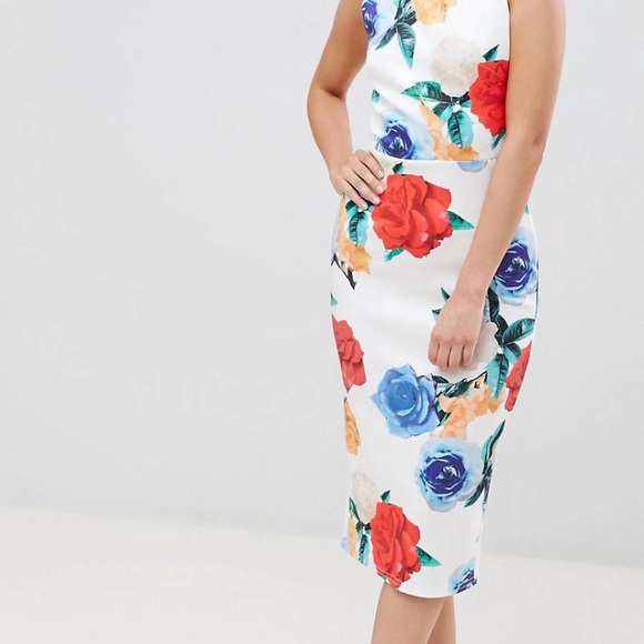 True violet midi body on dress - Picture 4 of 5